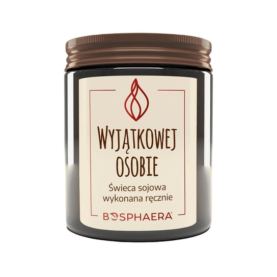 Sojowa świeca zapachowa - Wyjątkowej Osobie - 190g - Bosphaera BOSPHAERA