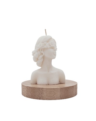 Sojowa świeczka zapachowa 9cm 102g Dziewczyna z zasłoniętymi oczami Drzewo Sandałowe Inna marka