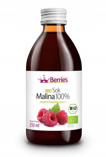 Sok BIO Malina 100% Ekologiczny sok malinowy 250ml / Berries Polska Inny producent