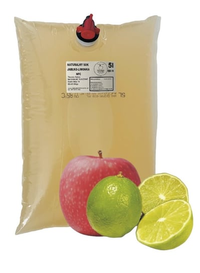 Sok jabłko-limonka 5l - tłoczony, naturalny, NFC Inny producent