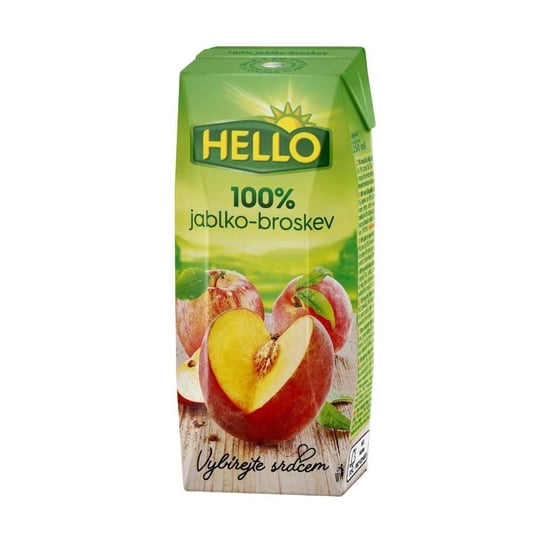 Sok jabłkowo-brzoskwiniowy Hello, 250ml Inna marka