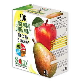 Sok jabłkowo-gruszkowy 3L - SAD SANDOMIERSKI Inny producent