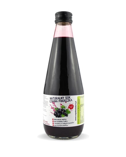 Sok z Czarnej Porzeczki 100% 300ml Tłocznia Szymanowice