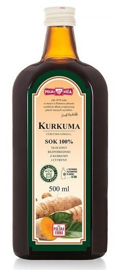Sok z kurkumy B/C 500 ml Polska Róża
