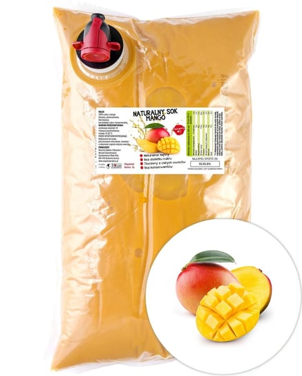 Sok z Mango - Puree 100% 5l Tłocznia Szymanowice