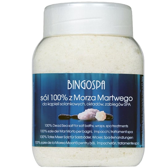 Sól 100% z Morza Martwego 1250 g BINGOSPA BINGOSPA