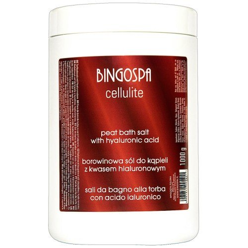 Sól borowinowa z kwasem hialuronowym BINGOSPA Fitness BINGOSPA