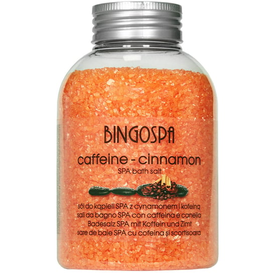 Sól do kapieli SPA cynamon kofeina BINGOSPA BINGOSPA