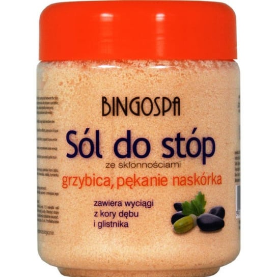 Sól do pielęgnacji stóp ze skłonnościami do grzybicy, pękania między palcami BINGOSPA BINGOSPA