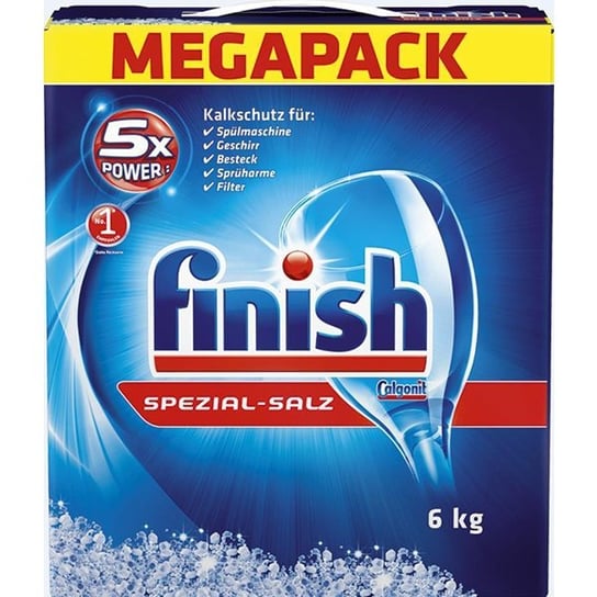 Sól do zmywarek FINISH Calgonit Megapack, 6 kg FINISH