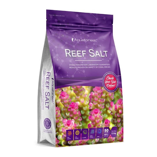 Sól morska AQUAFOREST Reef Salt - worek 7,5 kg AQUAFOREST