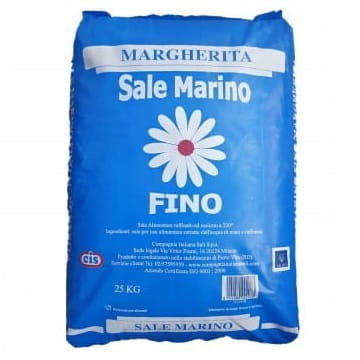 Sól Morska Drobna Spożywcza Fino Margherita Cis 25Kg (I Do Basenu) Chemoform