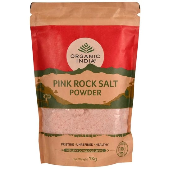 Sól różowa kamienna drobnoziarnista Organic India 1kg Inna marka