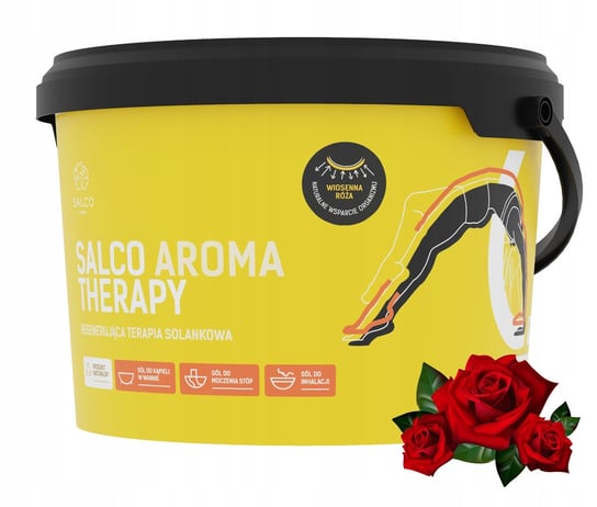 Sól Salco Therapy Aroma Wiosenna Róża Oddychanie Salco