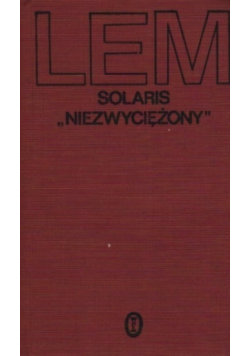 Solaris Niezwyciężony Lem Stanisław