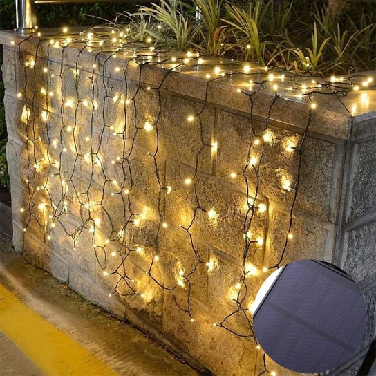 Solarne lampki dekoracyjne LED zdalnie sterowane – barwa ciepła Hedo