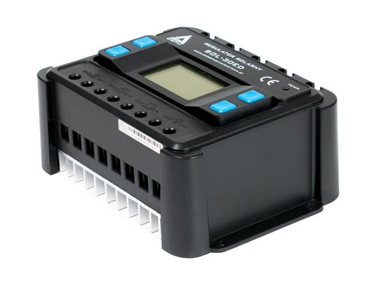 Solarny regulator ładowania PWM SOL-30ED 12/24 - 30A (wyświetlacz LCD) AZO Digital