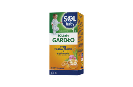 Solbaby Gardło, syrop, suplement diety, 100 ml Polski Lek