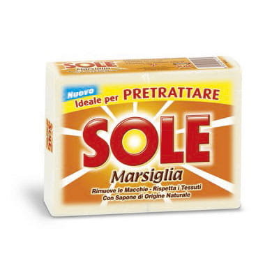 Sole, Włoskie Mydło Do Prania Marsylia, 2x250g Sole