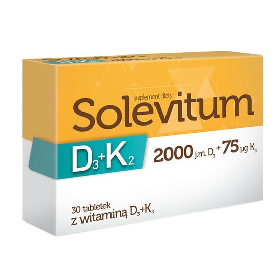 Solevitum D3+K2, suplement diety, 30 tabletek Aflofarm