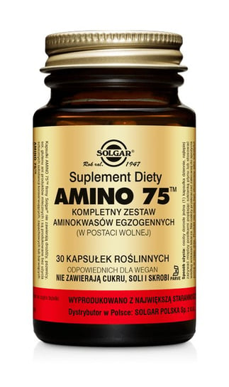 Solgar Amino 75, suplement diety, 30 kapsułek Solgar