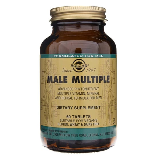 Solgar Male Multiple dla mężczyzn - Suplement diety, 60 tabletek Solgar