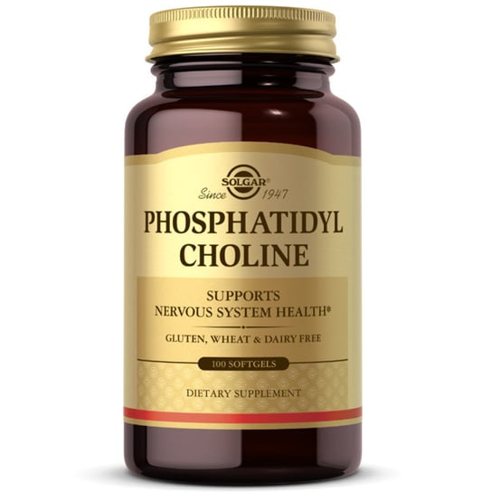 Solgar Phosphatidyl Choline Suplement diety, 100 kaps. Solgar