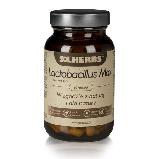 SOLHERBS Lactobacillus Max Suplement diety, 60 kaps. Solherbs