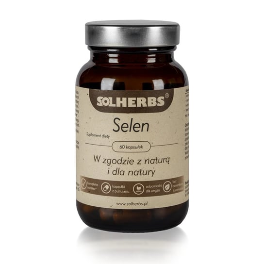SOLHERBS Selen Suplement diety, 60 kaps. Solherbs