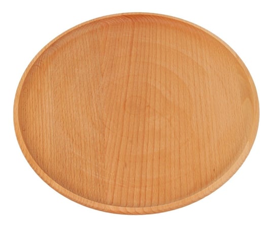 Solidna drewniana podstawka talerz drewniany duży okrągły - Doskonałe rozwiązanie do serwowania Woodcarver