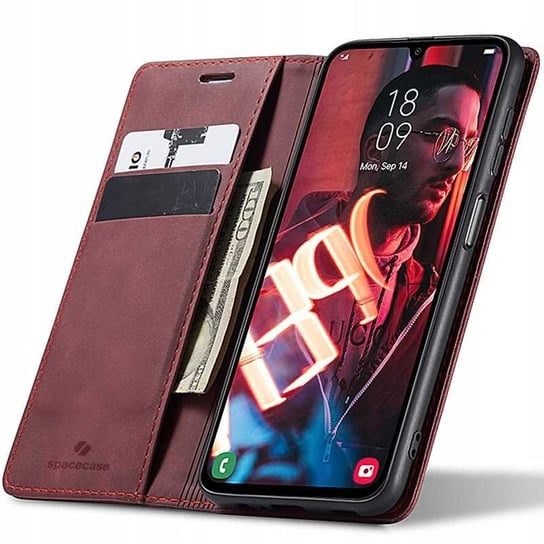 Solidne Etui Z KLAPKĄ Skórzane Case Portfel Zaps Obudowa do Galaxy A35 5G SpaceCase