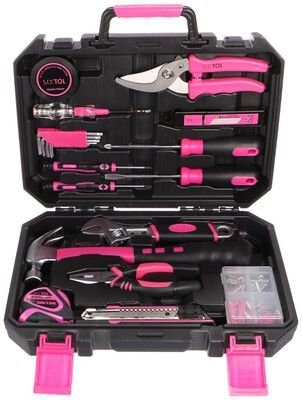 Solidny Zestaw różowych narzędzi 88 elementów dla kobiety Zamiennik/inny