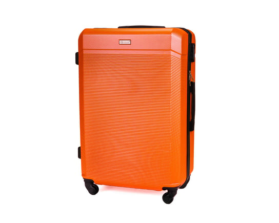 Solier Luggage, Walizka podróżna twarda, STL945, pomarańczowa, 55l Solier Luggage