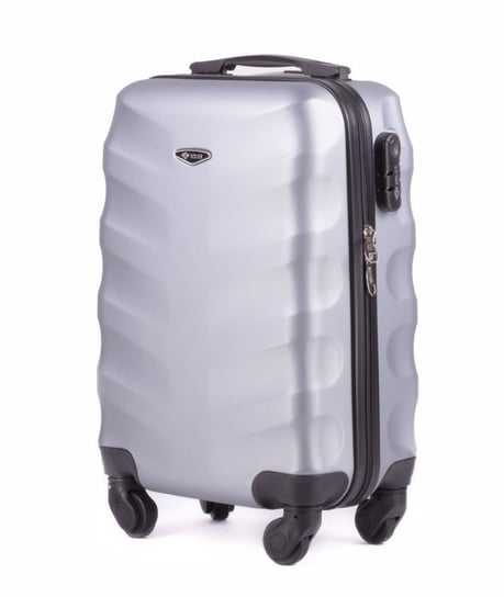 Solier, walizka kabinowa, srebrna, rozmiar S, 27 l Solier