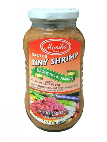 Solone Małe Krewetki Tiny Shrimp Saeujeot Bagoong Alamang Monika Brand 340G Inna marka