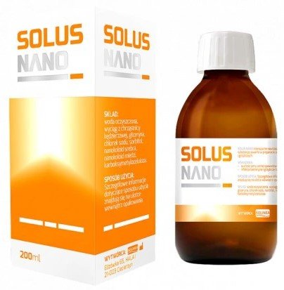 Solus Nano, nawilżający roztwór do jamy ustnej, 200 ml Solinea