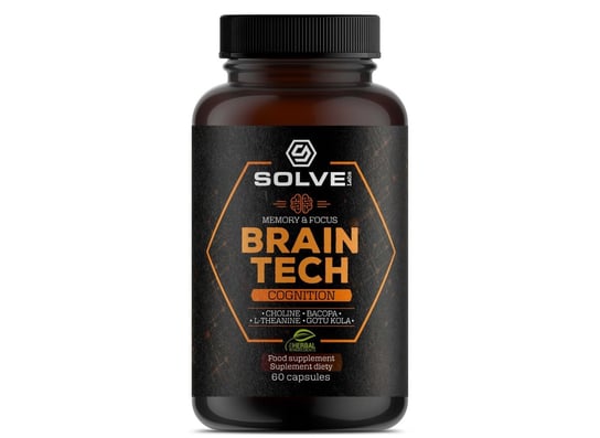 SolveLabs Brain Tech Suplement diety, 60 kaps. Solve Labs