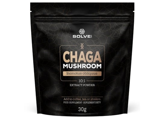 SolveLabs Chaga (Błyskoporek Podkorowy) 10:1 Mushroom Powder 30g Solve Labs