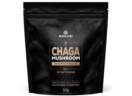 SolveLabs Chaga (Błyskoporek Podkorowy) 10:1 Mushroom Powder 50g Solve Labs