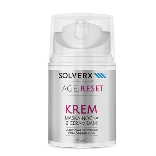SOLVERX,Age Reset krem-maska na noc z ceramidami 50ml SOLVERX