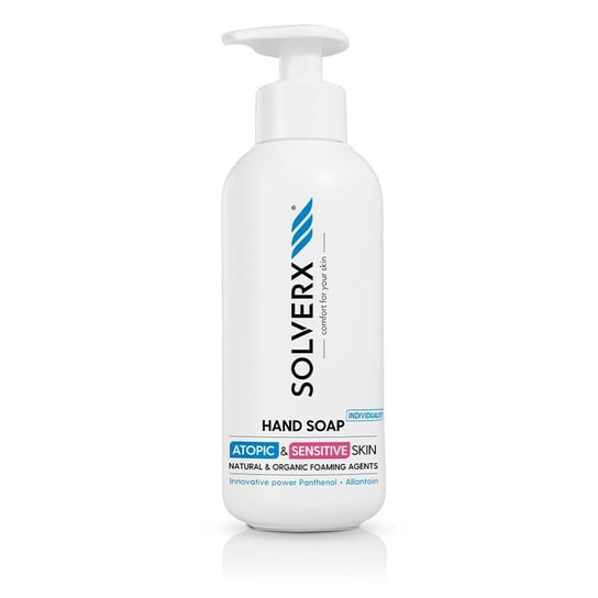 Solverx, Atopic & Sensitive Skin, mydło do rąk, 250 ml SOLVERX