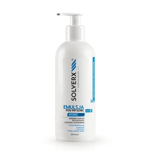 Solverx, Atopic Skin, emulsja pod prysznic, 250 ml SOLVERX