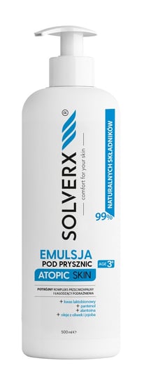 Solverx, Atopic Skin, emulsja pod prysznic, 500 ml SOLVERX