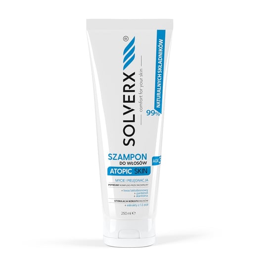 Solverx, Atopic Skin, szampon do włosów, 250 ml SOLVERX