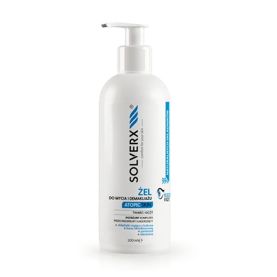 Solverx, Atopic Skin, żel do twarzy, 200 ml SOLVERX