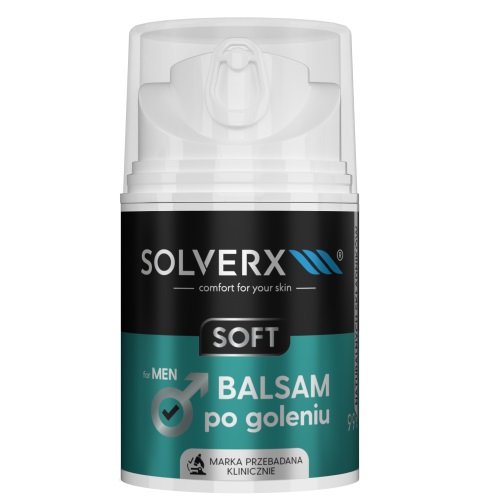 Solverx, Soft, Balsam po goleniu dla mężczyzn, 50 ml SOLVERX