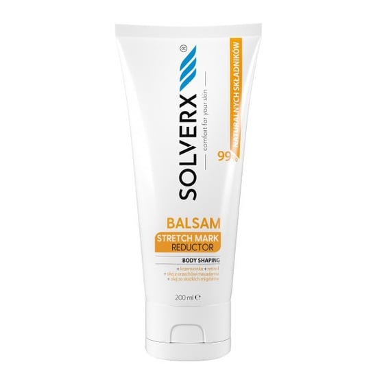 Solverx, Stretch Mark Reductor & Body Shaping, Balsam antycellulitowy do ciała, 200 ml SOLVERX