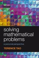 Solving Mathematical Problems: A Personal Perspective Tao Terence