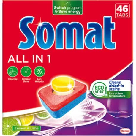 Somat 46Szt All In1 Lemon Tabletki D/Zmyw./372 Inny producent
