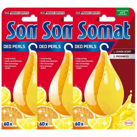 Somat Deo Duo-Perls Lemon Zapach do Zmywarki 3x17g Henkel